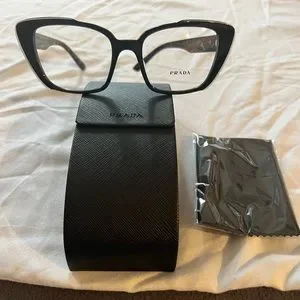 Prada Authentic Eyeglasses NWT Full Inclusion Prada PR 18WV 08Q1O1 Glasses - US main image 4